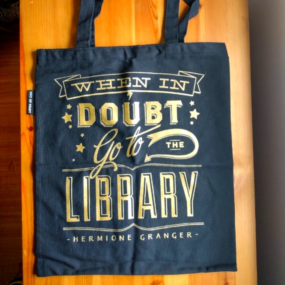 Out of Print Harry Potter Tote Bag